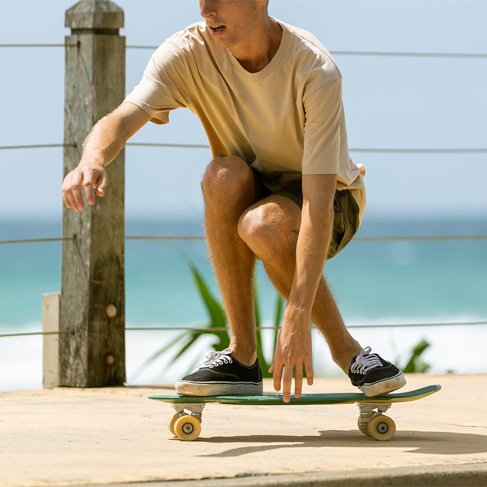 27 inch penny board cruising